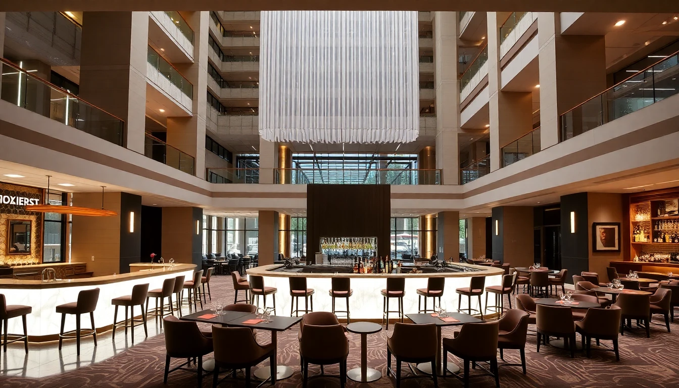 The Atrium Bar with modern seating