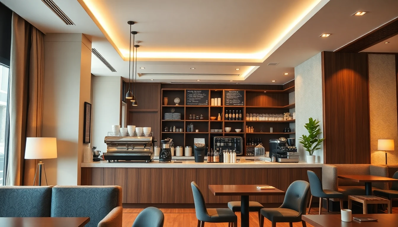 Starbucks Coffee shop inside hotel