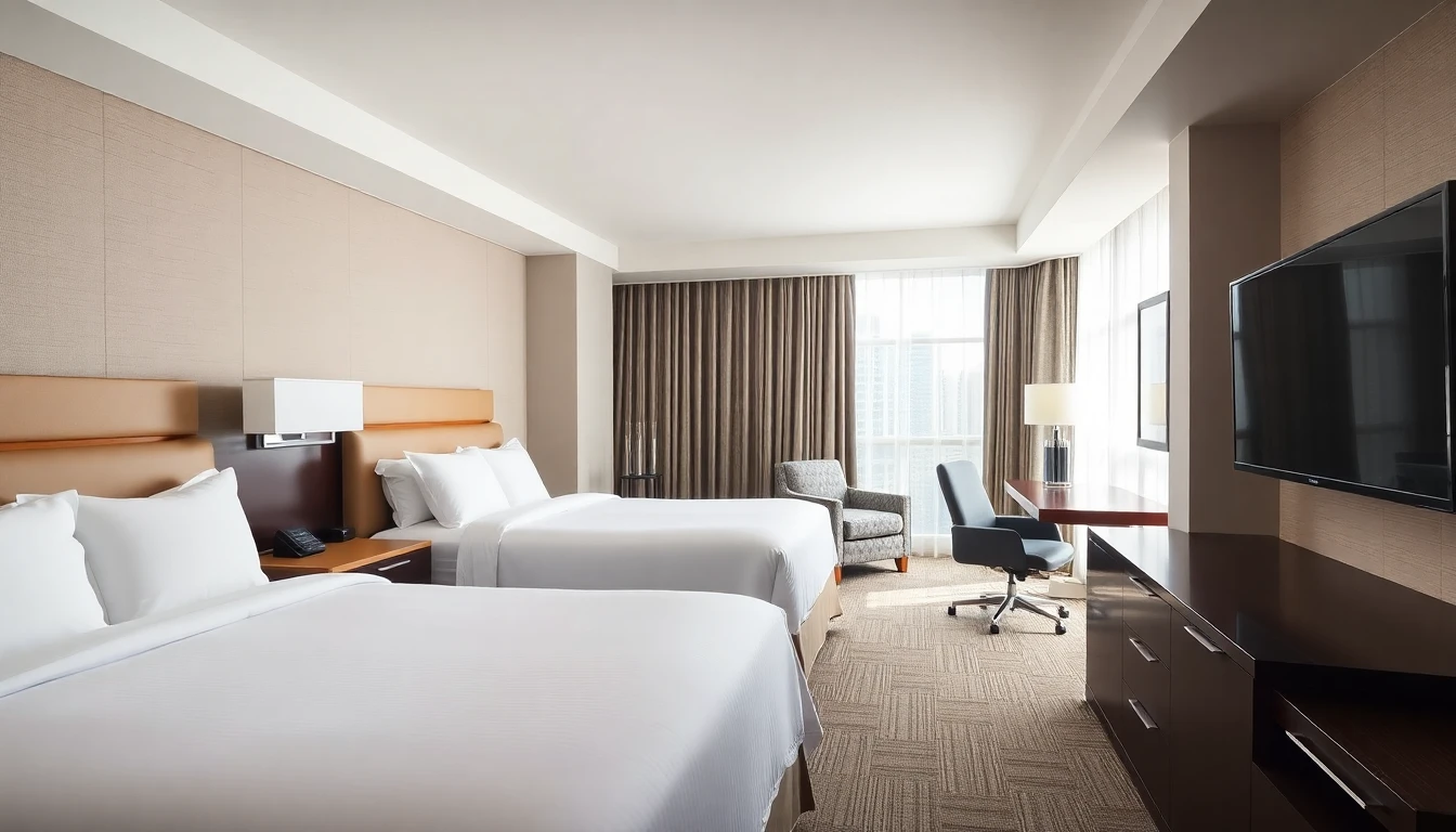 Double Queen Guest Room, two queen beds